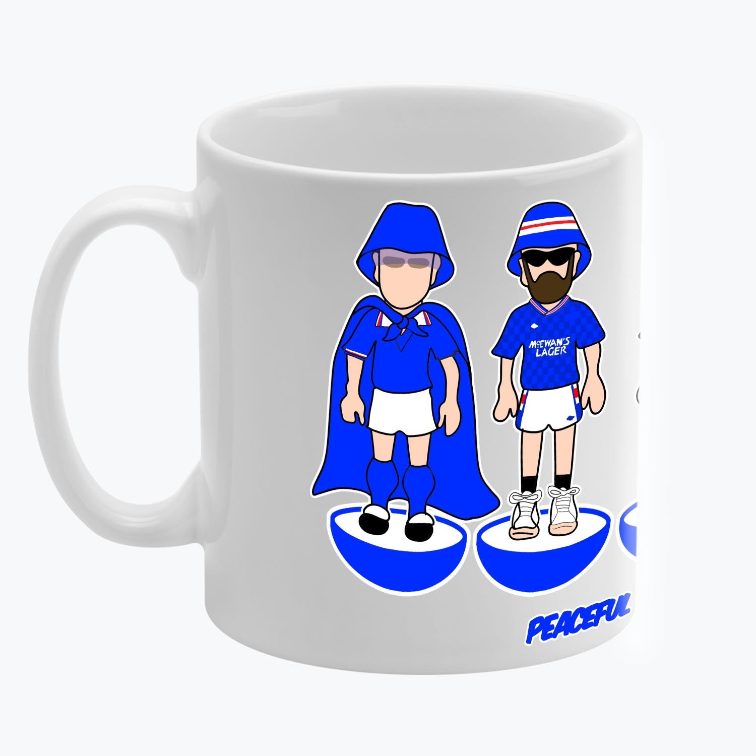 The Gers Subbuteo Mug White