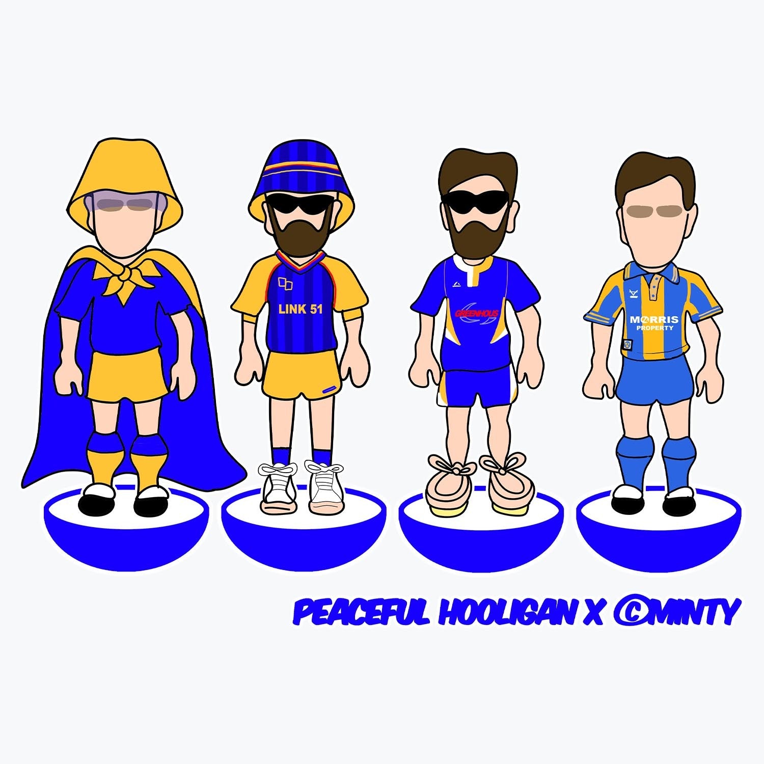 Shrewsbury Town Subbuteo Mug White