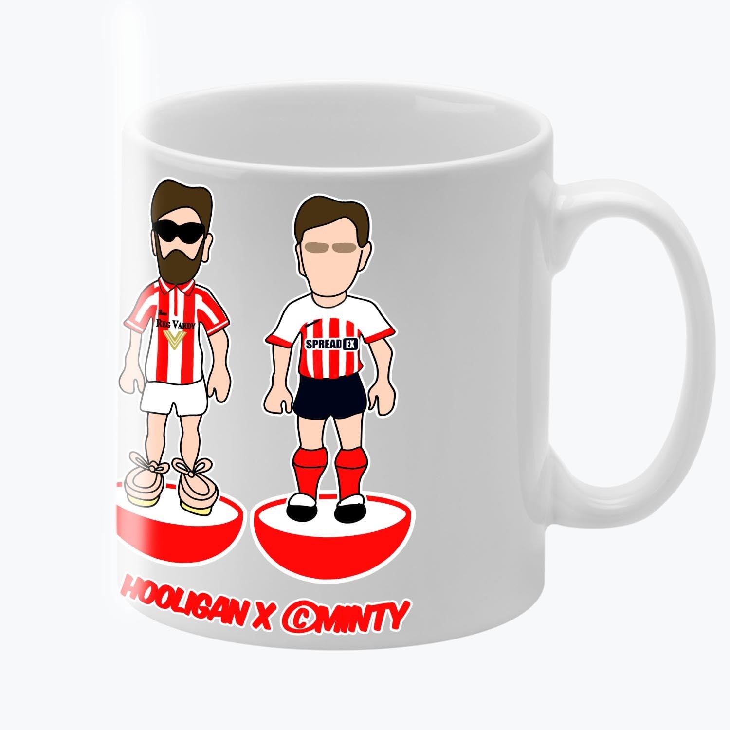 Sunderland Subbuteo Mug White