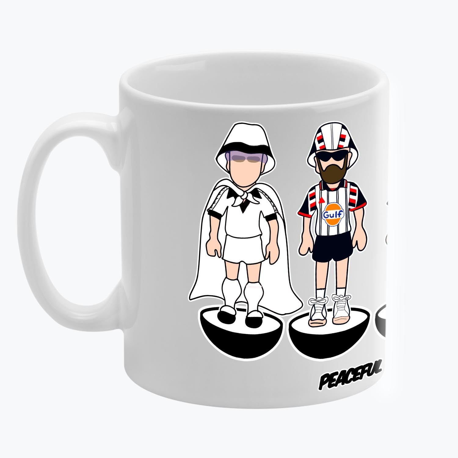 Swansea Subbuteo Mug White