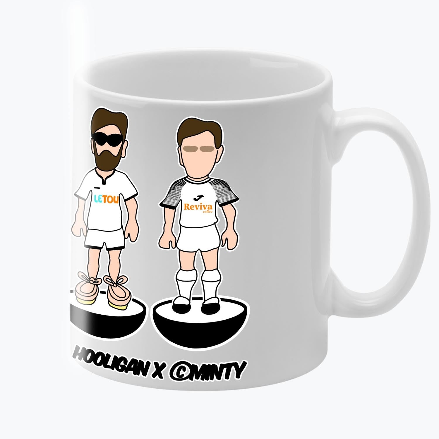 Swansea Subbuteo Mug White
