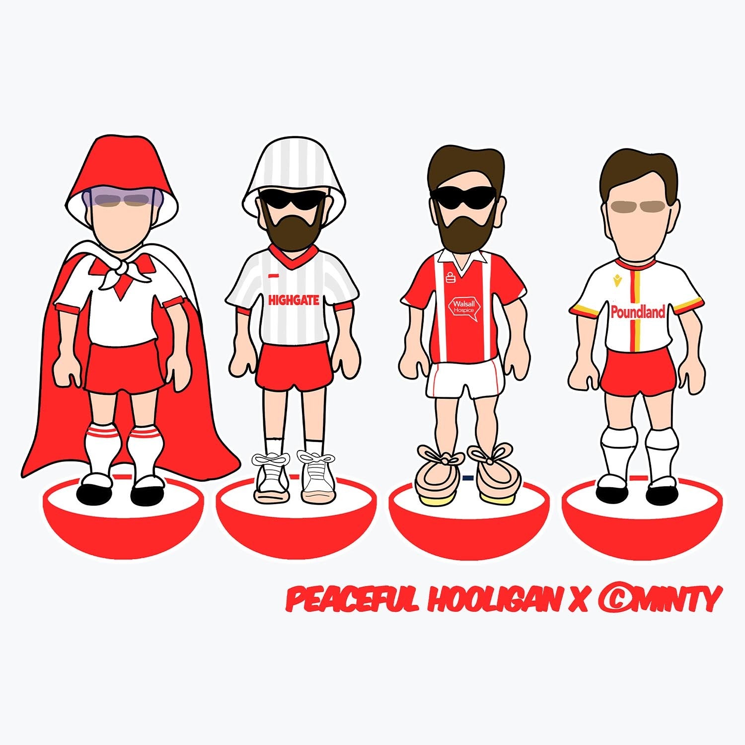 Walsall Subbuteo Mug White