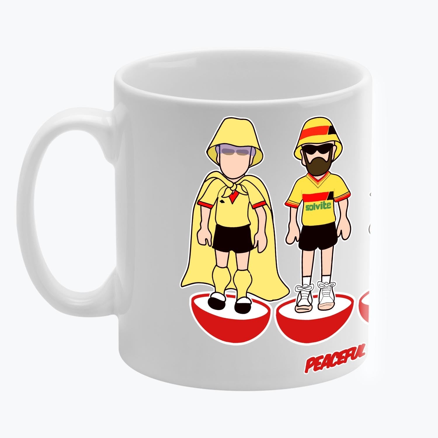 Vicarage Road Subbuteo Mug White
