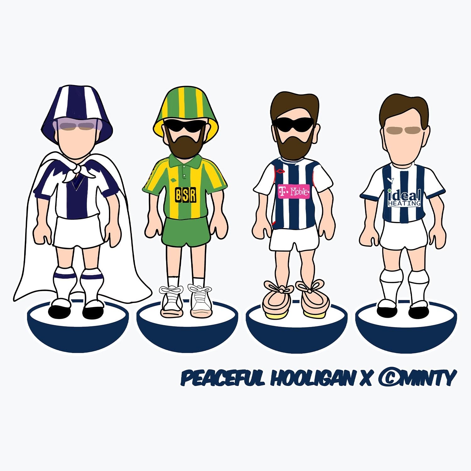 West Brom Subbuteo Mug White