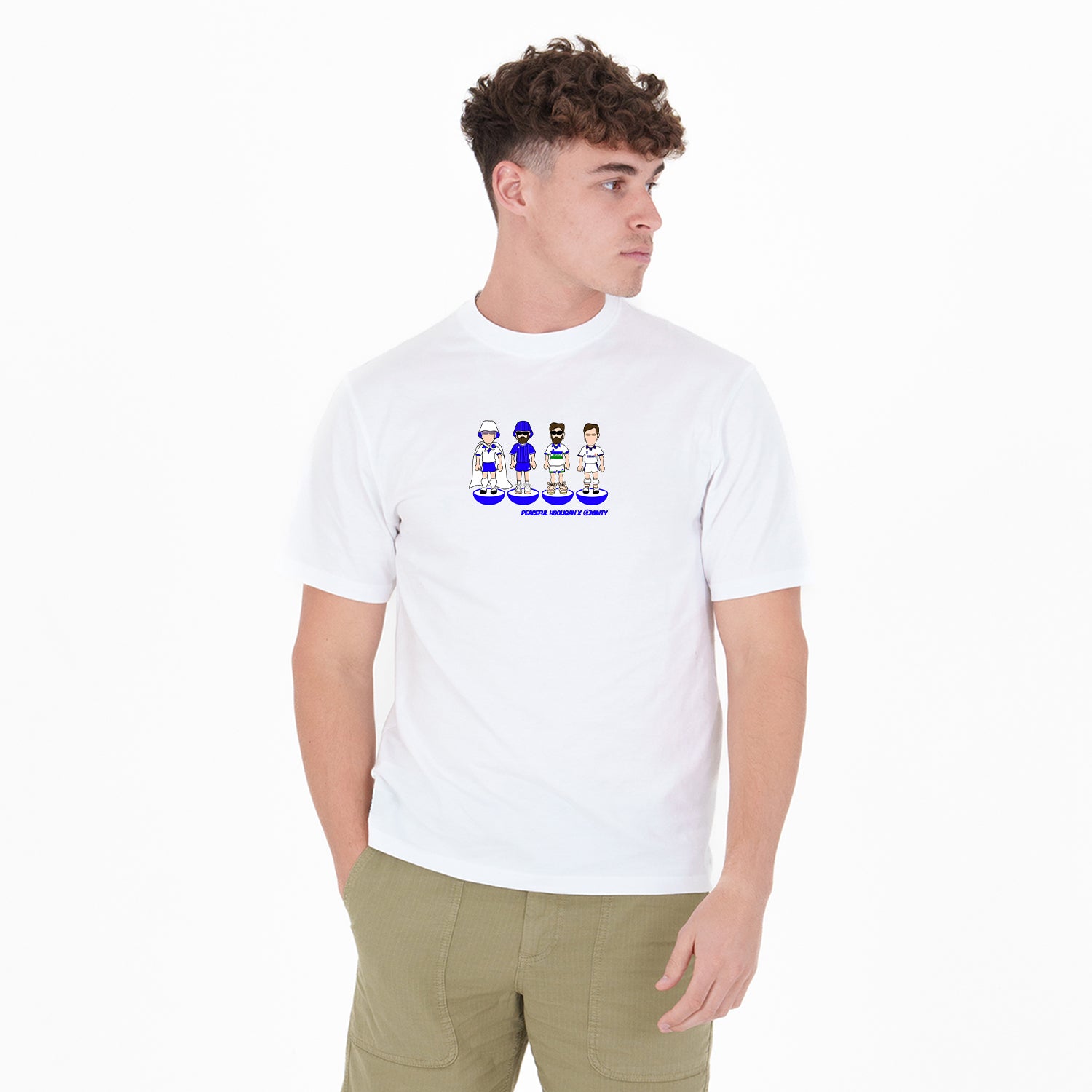 Tranmere Subbuteo T-Shirt White - Peaceful Hooligan