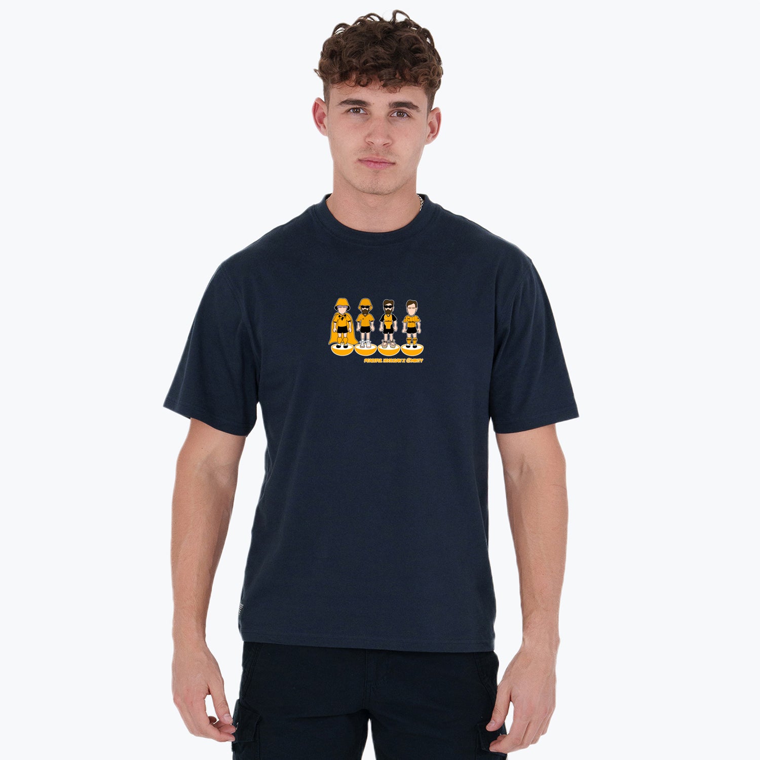 Wolverhampton Subbuteo T-Shirt Navy - Peaceful Hooligan