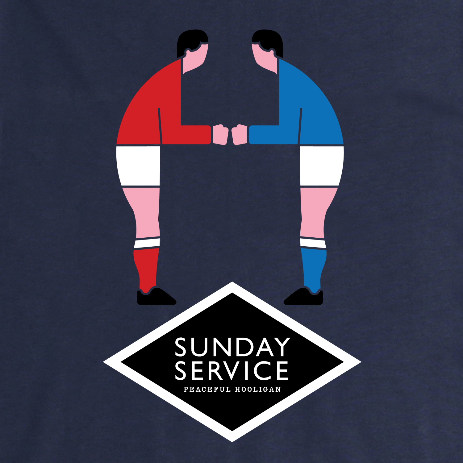 Sunday Service Sweatshirt Navy - Peaceful Hooligan