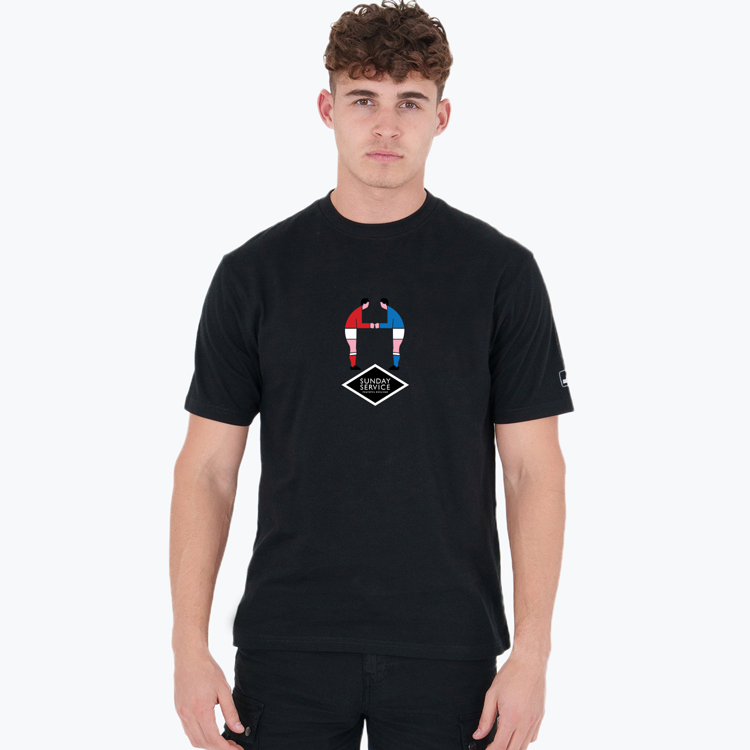 Sunday Service T-Shirt Black - Peaceful Hooligan