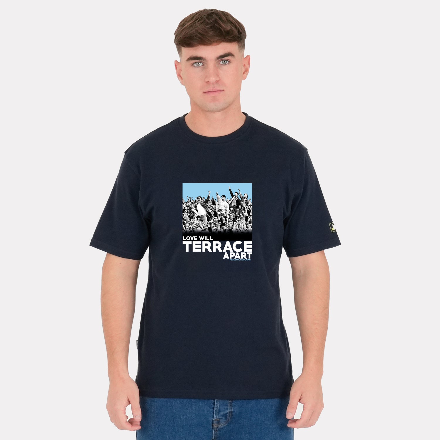 Terrace Apart T-Shirt Navy - Peaceful Hooligan