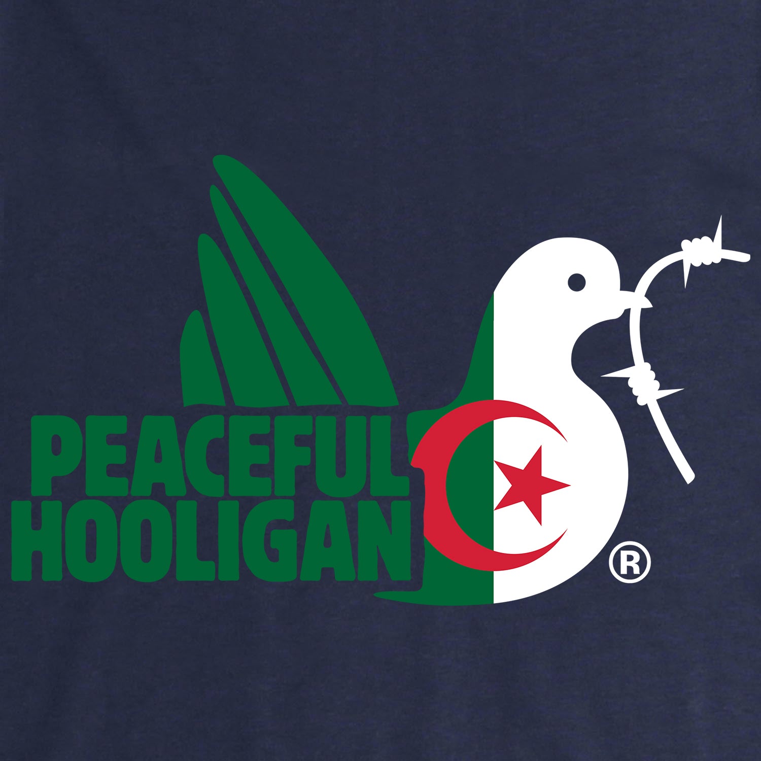 Algeria Dove T-Shirt Navy