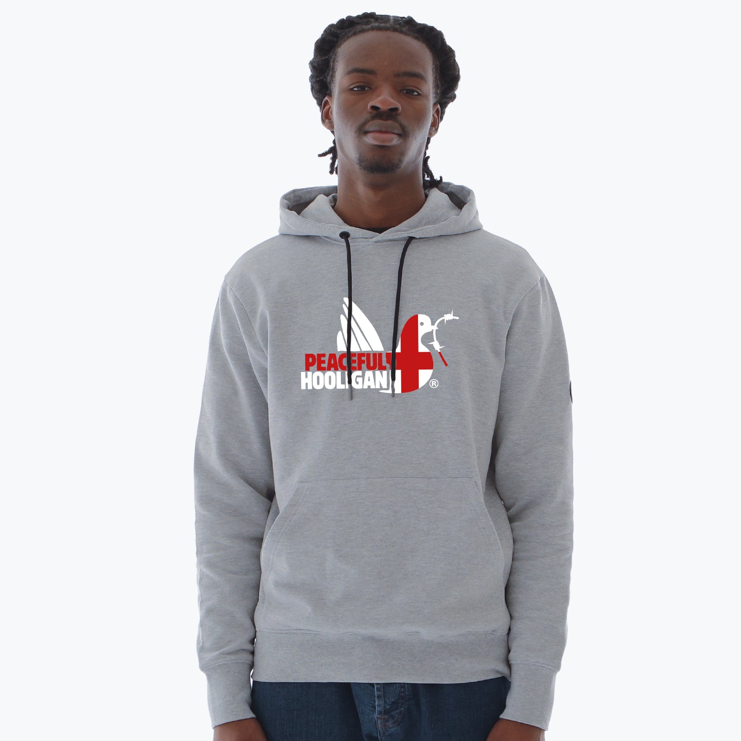 England Dove Hoodie Marl Grey