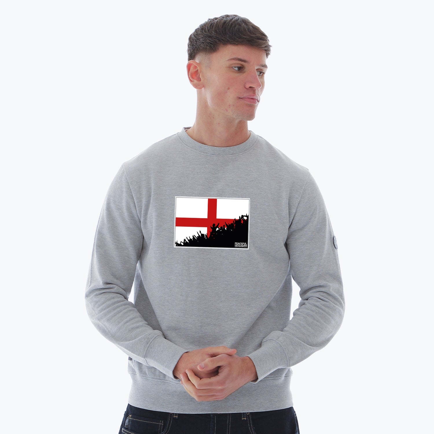 England Fanatics Sweatshirt Marl Grey