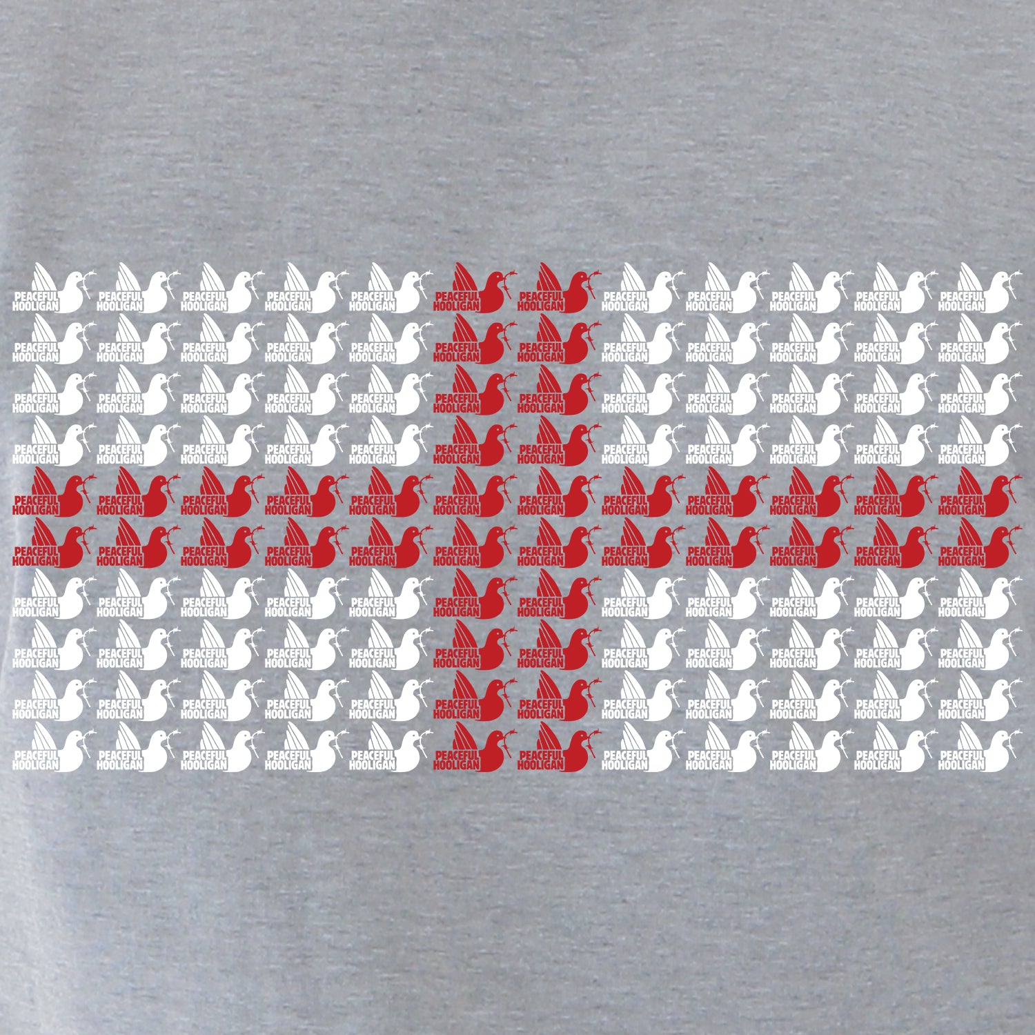 England Multi Dove Hoodie Marl Grey