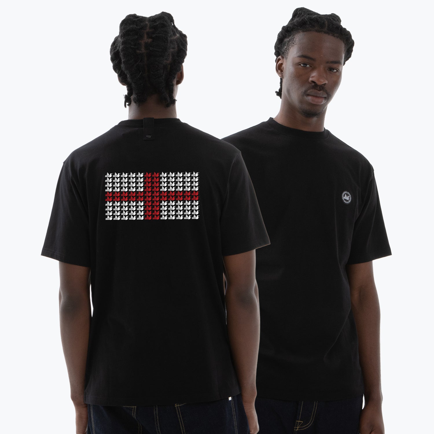 England Multi Dove T-Shirt Black