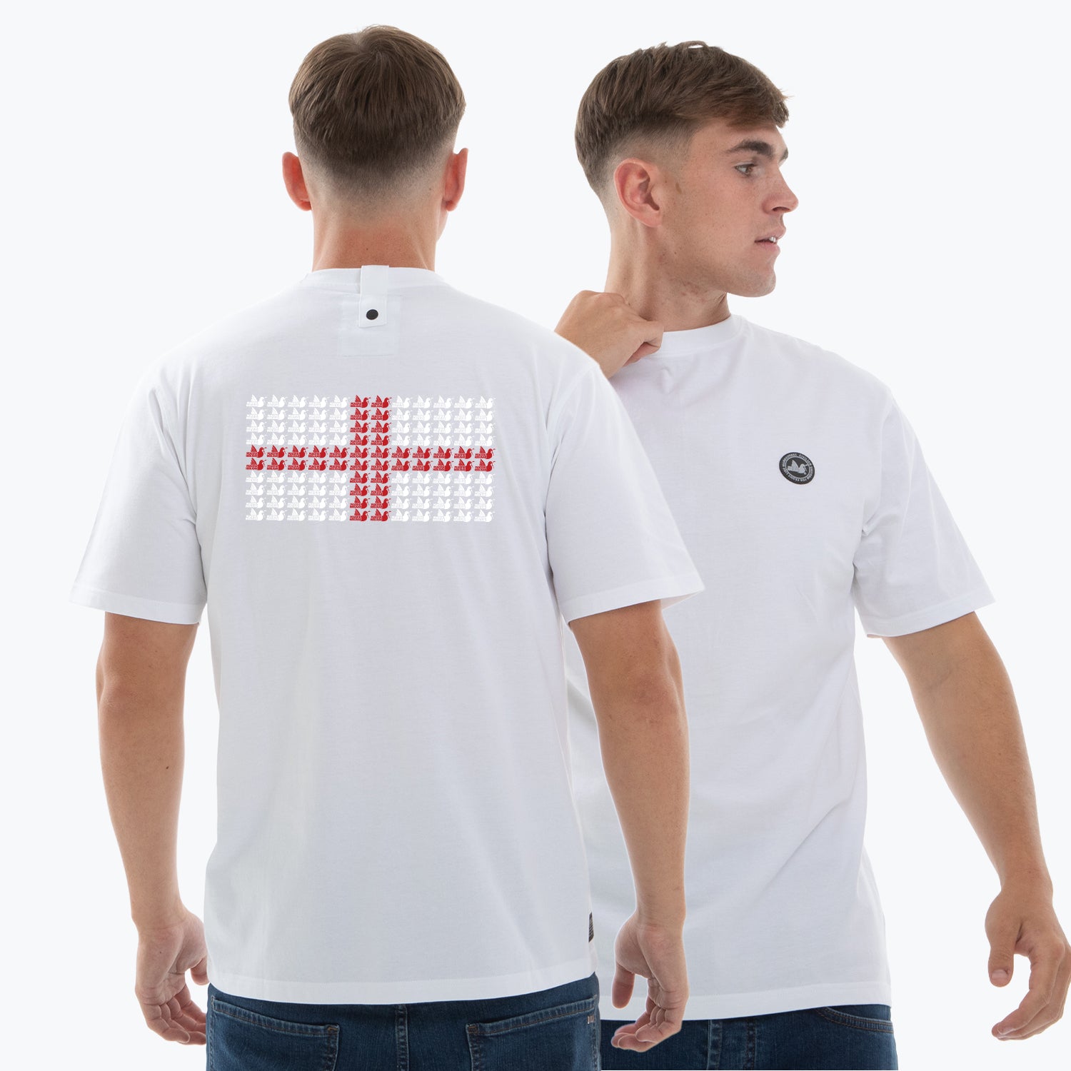 England Multi Dove T-Shirt White