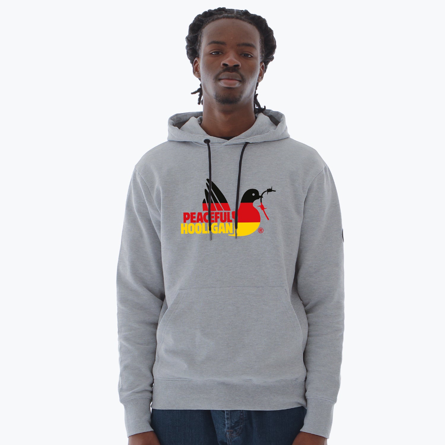 Germany Dove Hoodie Marl Grey