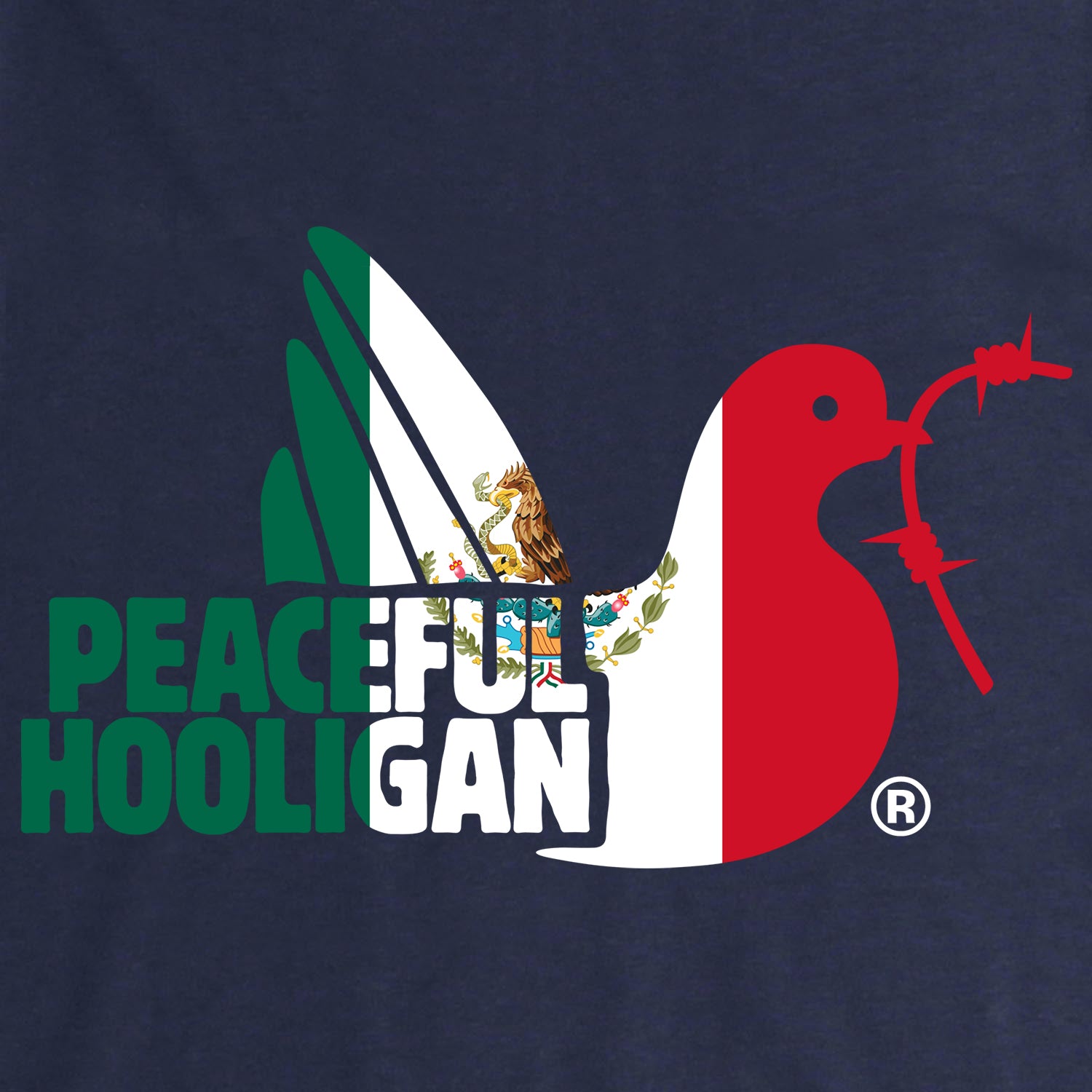 Mexico Dove T-Shirt Navy