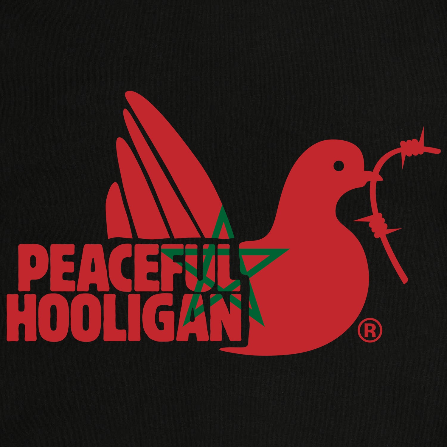 Morocco Dove T-Shirt Black