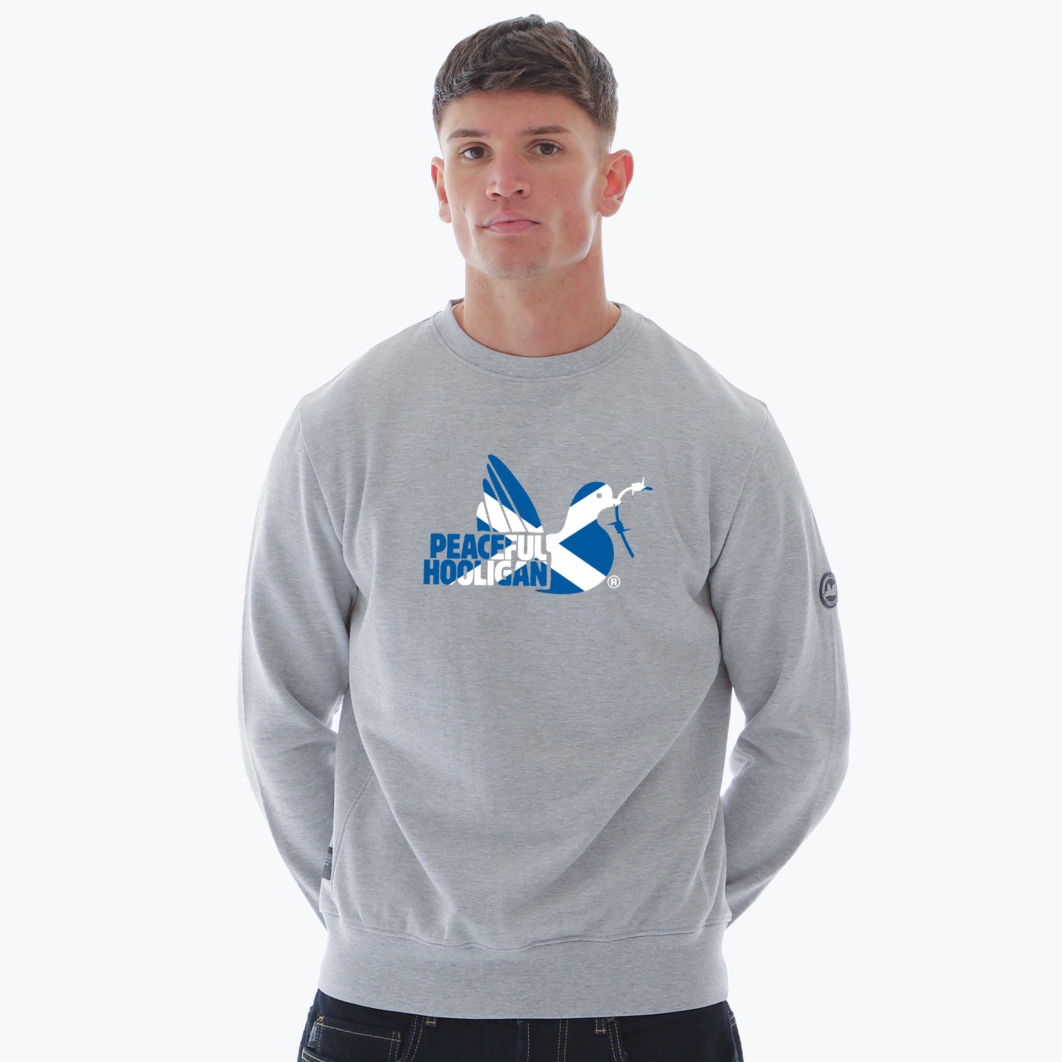 Scotland Dove Sweatshirt Marl Grey
