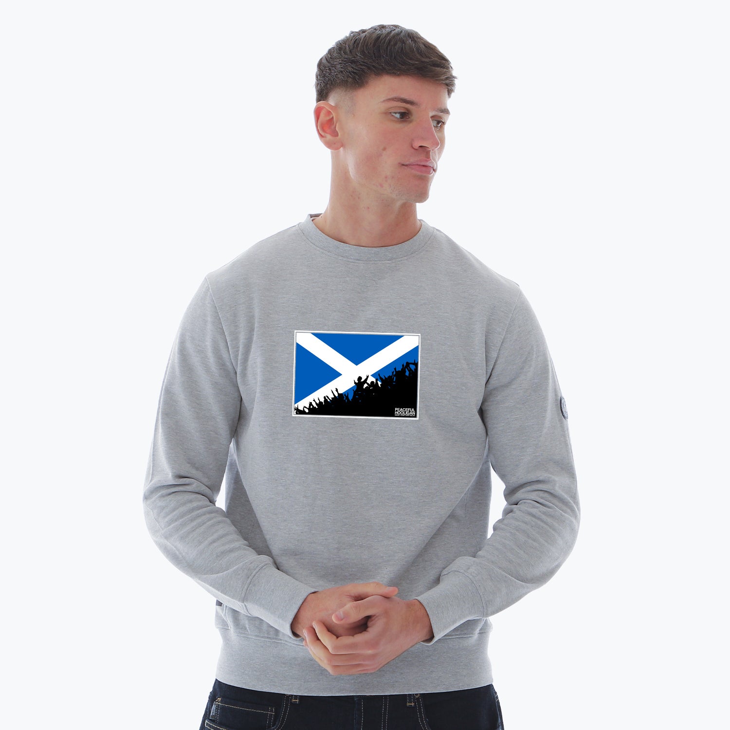 Scotland Fanatics Sweatshirt Marl Grey