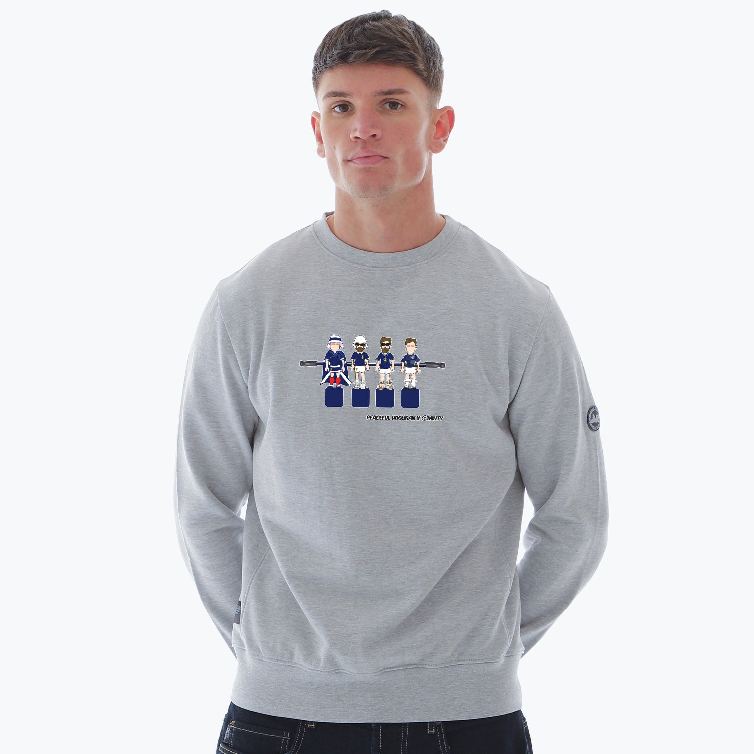 Scotland Foosball Sweatshirt Marl Grey