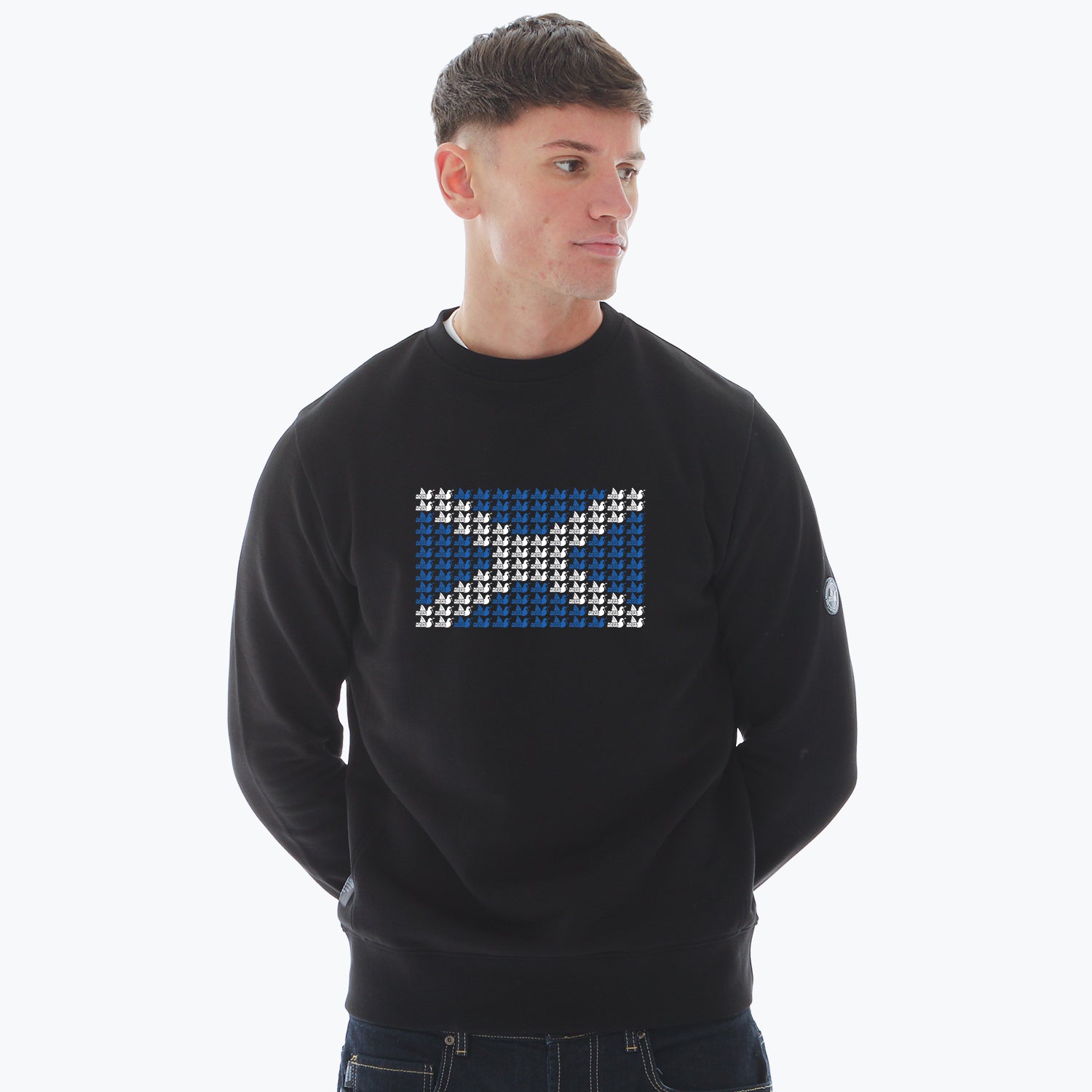 Scotland Multi Dove Sweatshirt Black