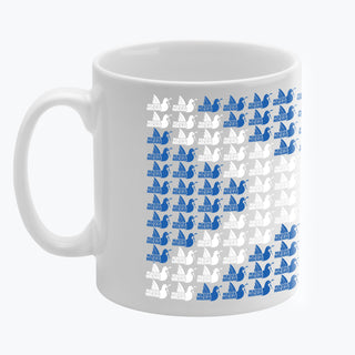 Scotland Multi Dove Mug White
