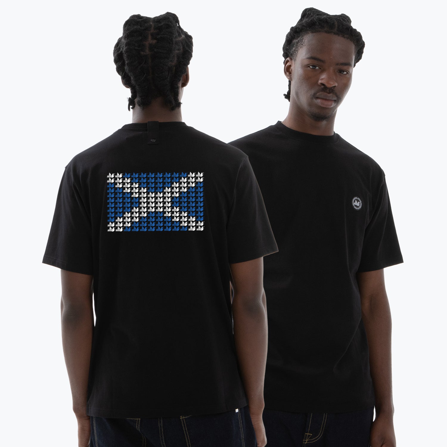 Scotland Multi Dove T-Shirt Black