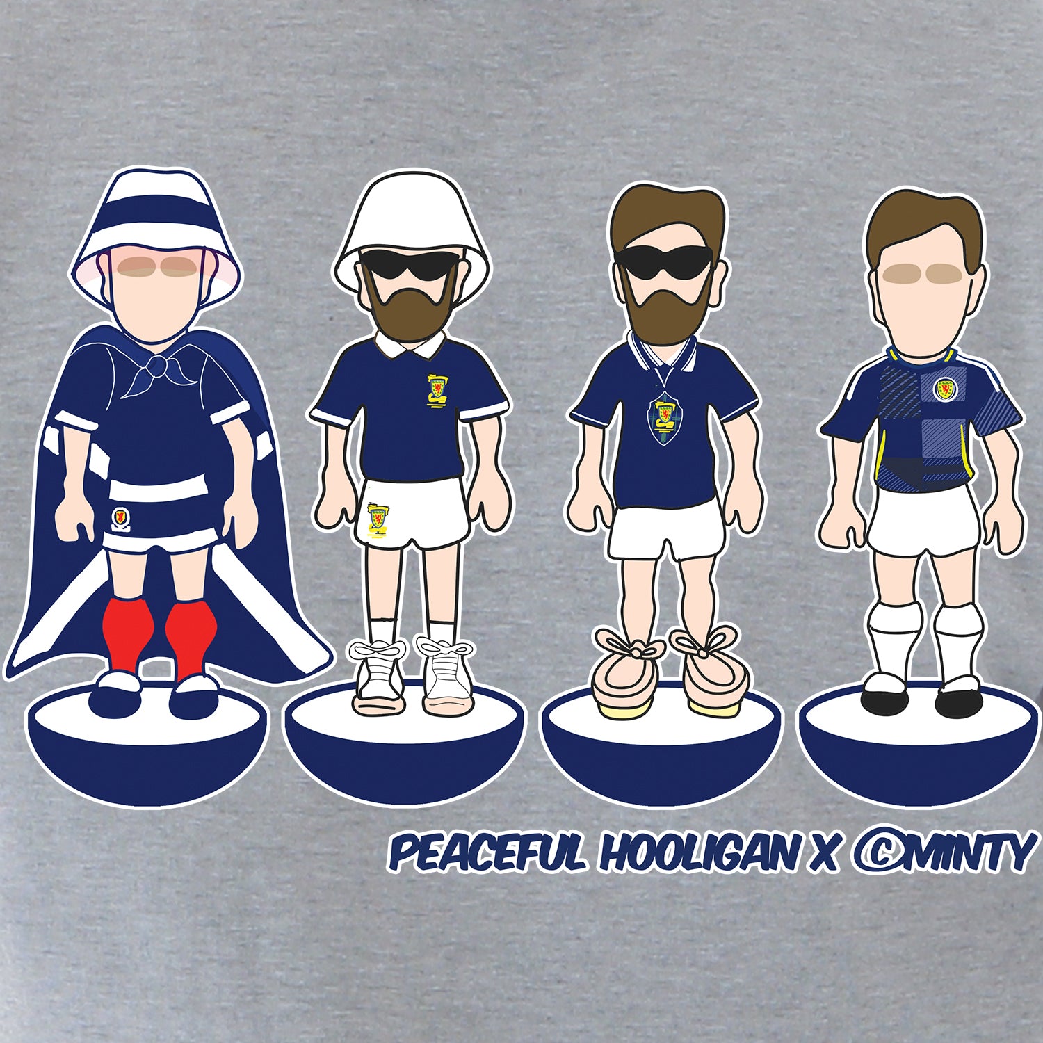 Scotland Subbuteo Sweatshirt Marl Grey