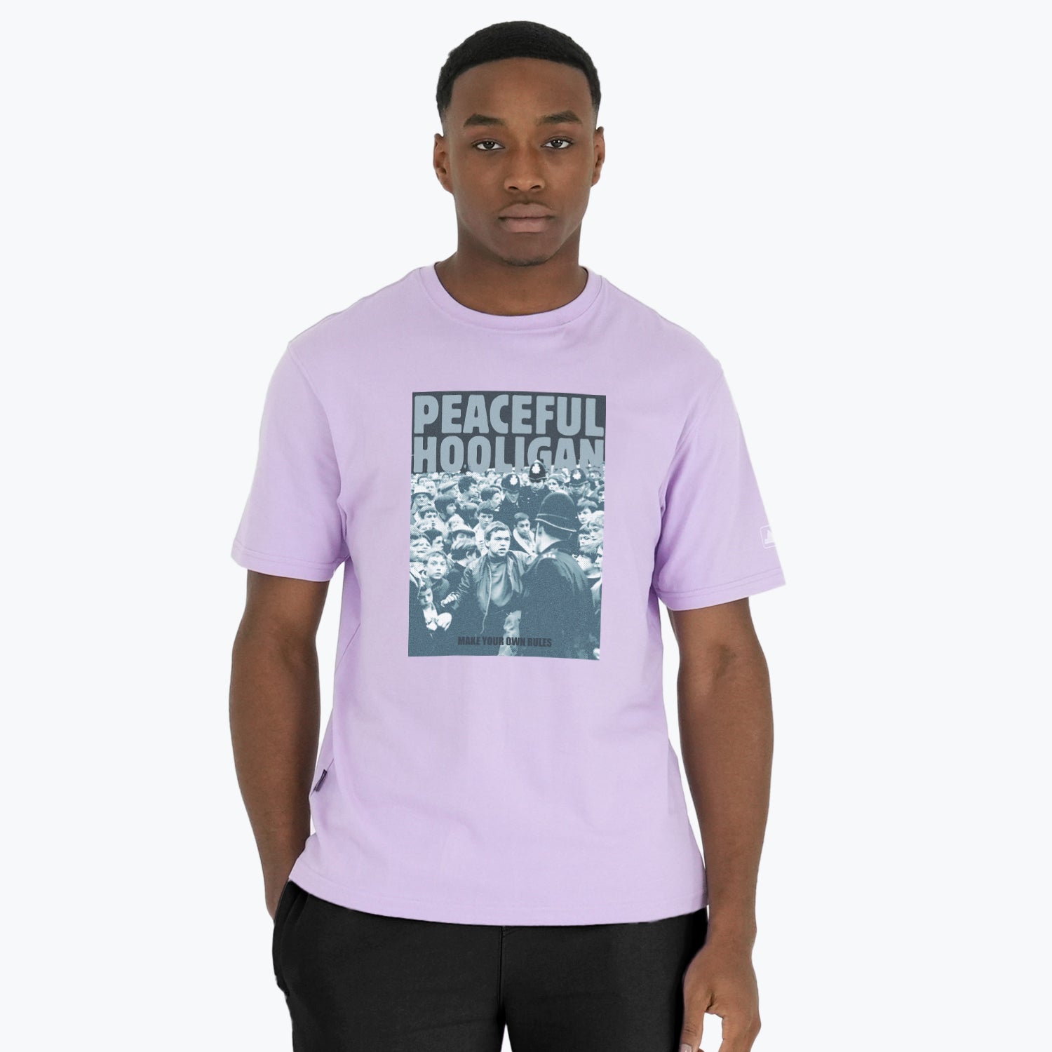 Caught By The Fuzz T-Shirt Lavendula - Peaceful Hooligan