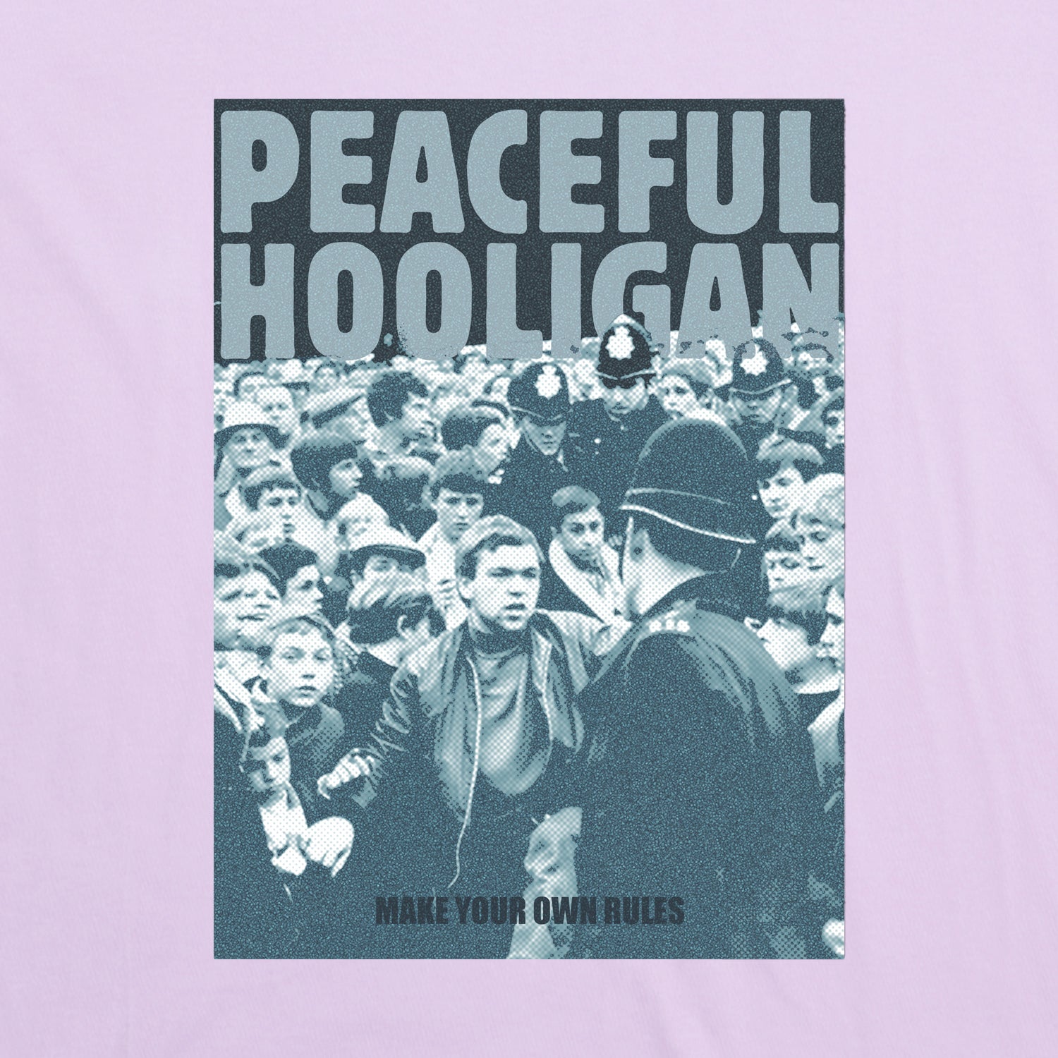 Caught By The Fuzz T-Shirt Lavendula - Peaceful Hooligan