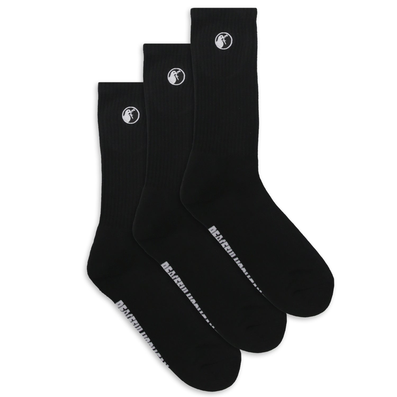 Dove Socks Black - Peaceful Hooligan