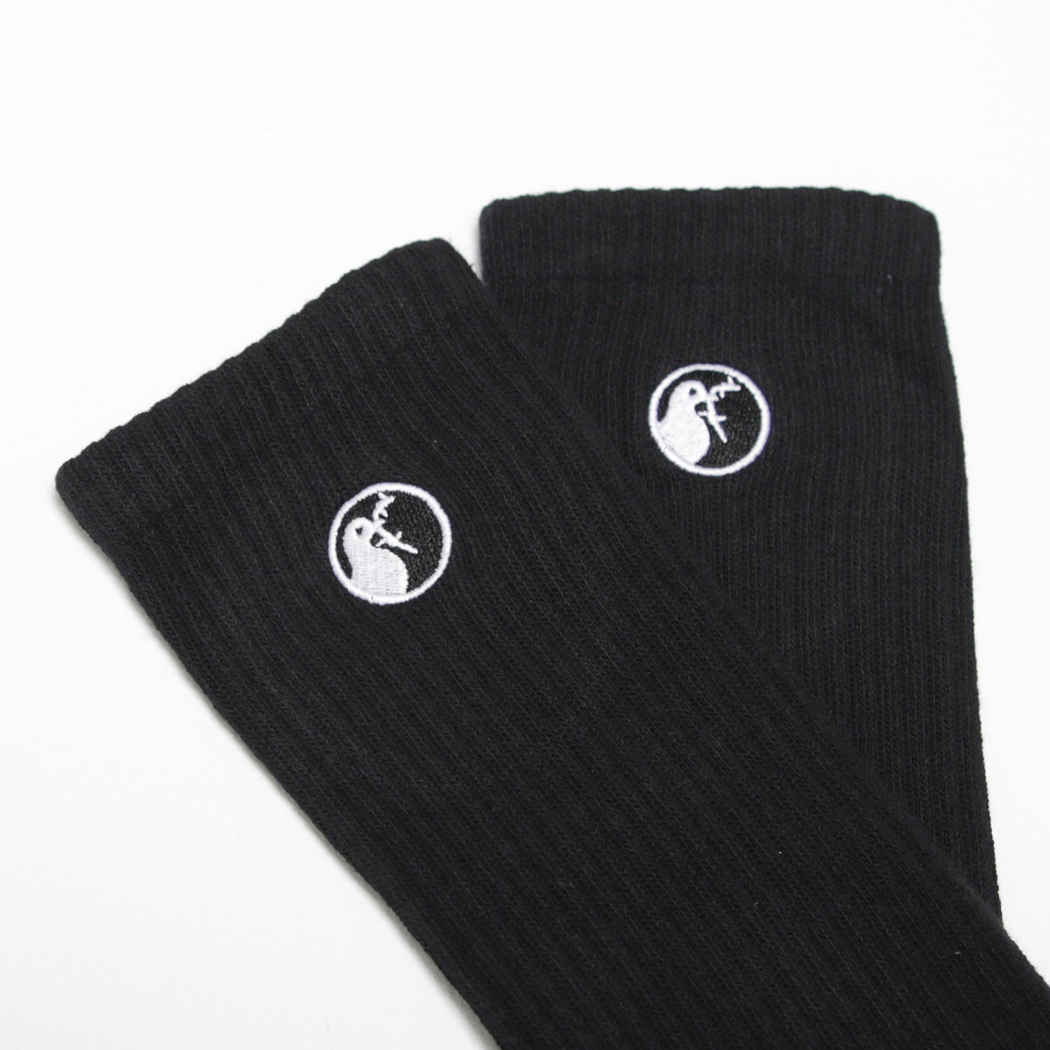 Dove Socks Black - Peaceful Hooligan