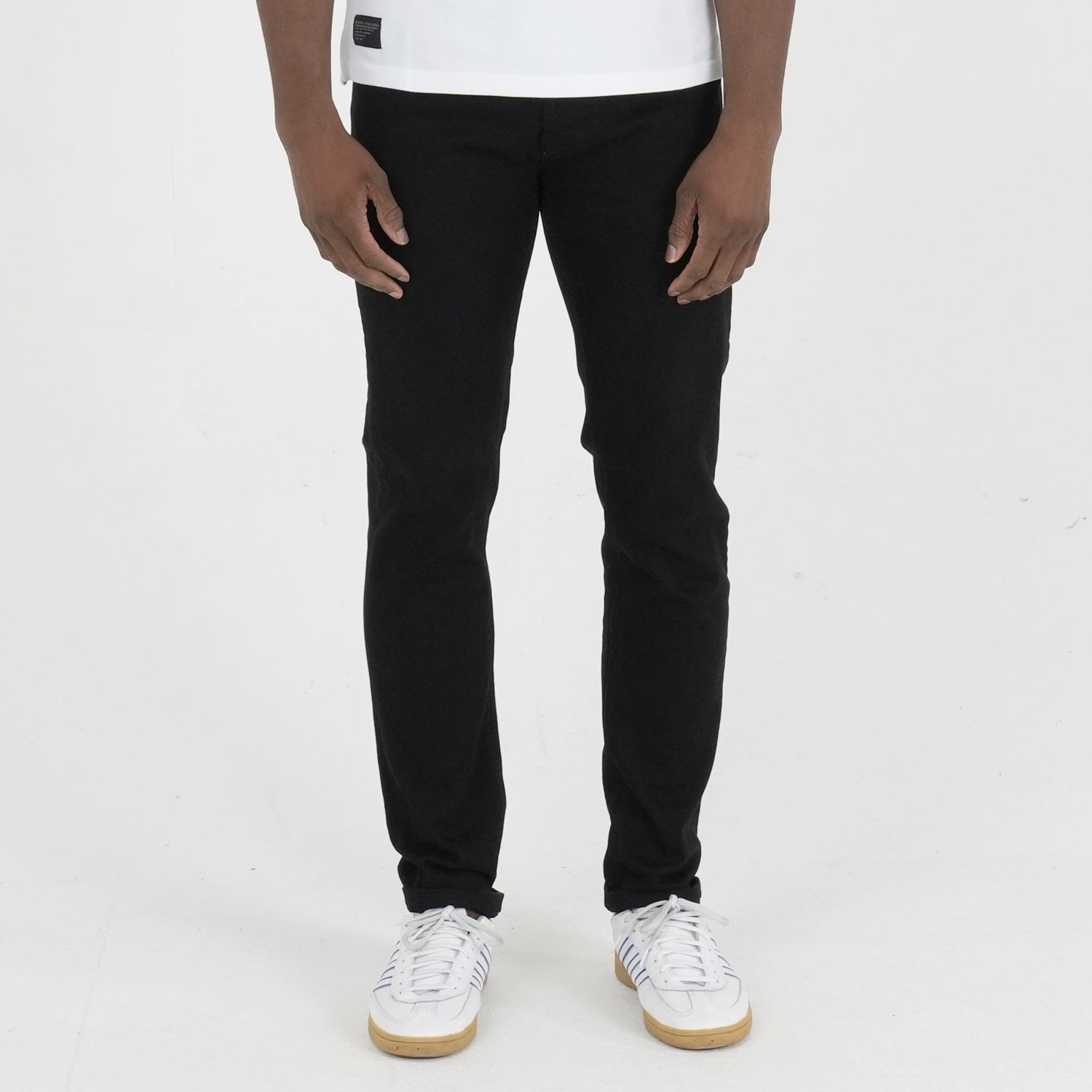 Slim Fit Jeans Black Black Wash - Peaceful Hooligan