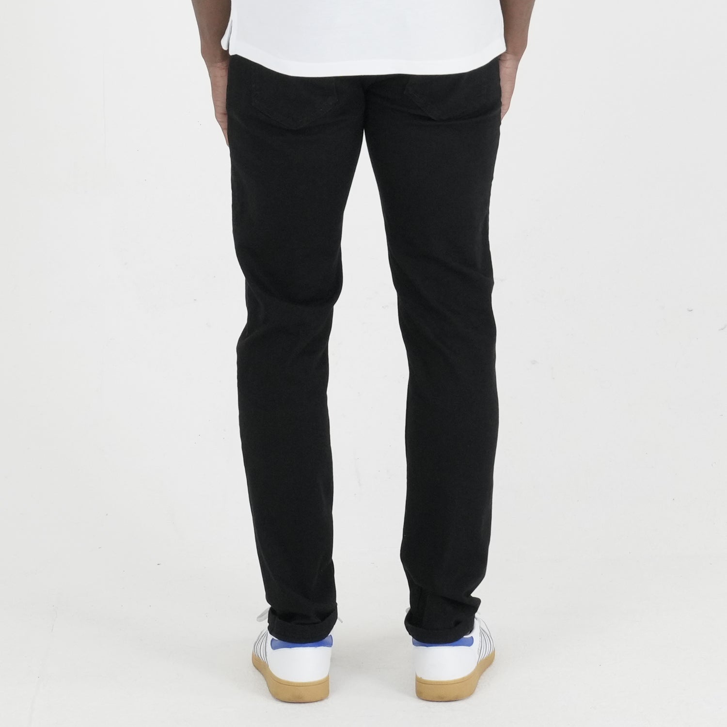 Slim Fit Jeans Black Black Wash - Peaceful Hooligan