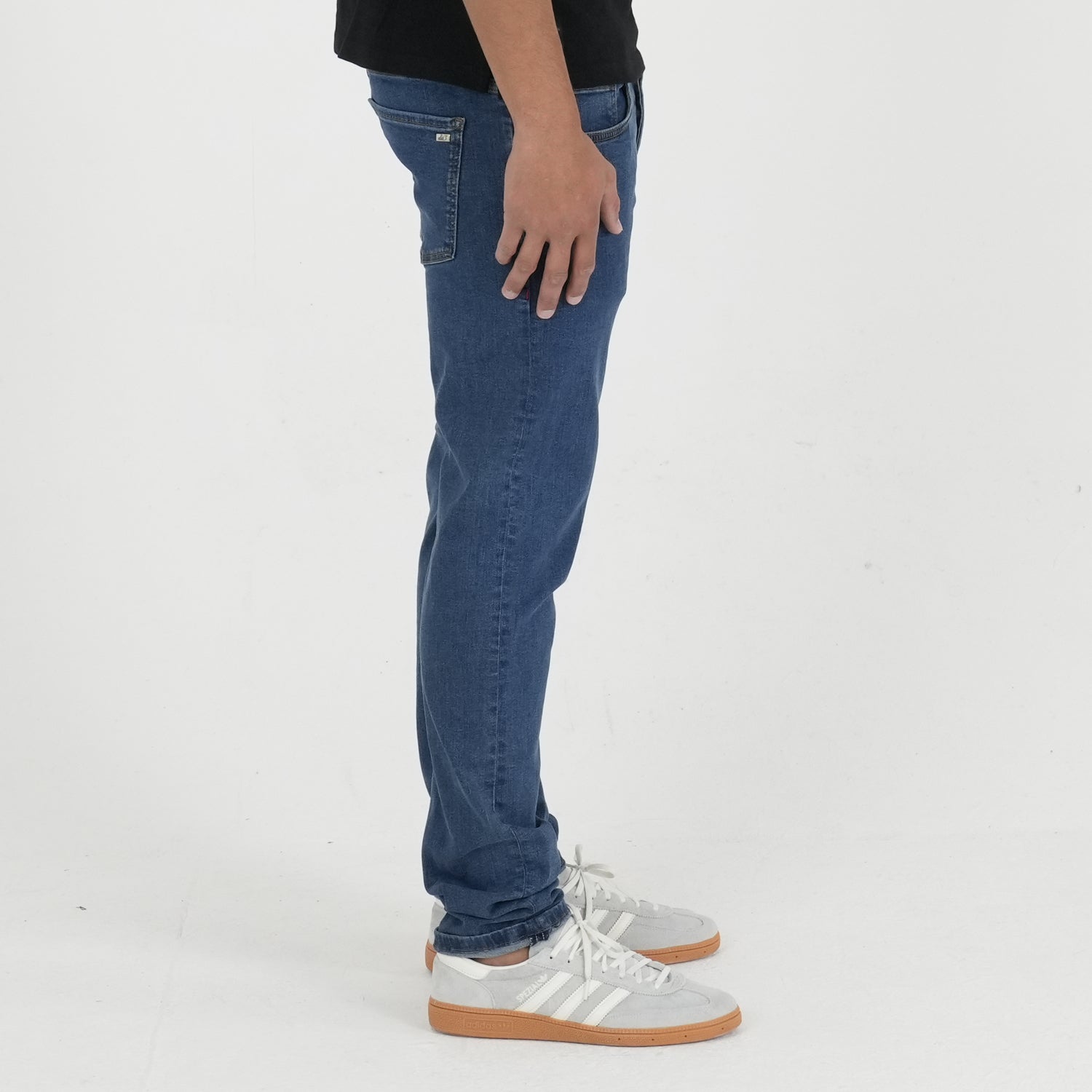 Slim Fit Jeans Mid Wash - Peaceful Hooligan