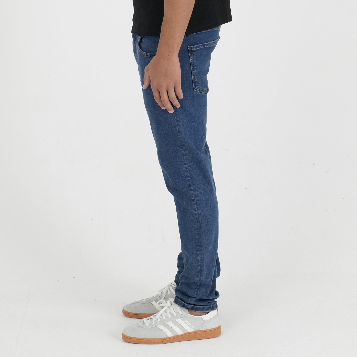 Slim Fit Jeans Mid Wash - Peaceful Hooligan