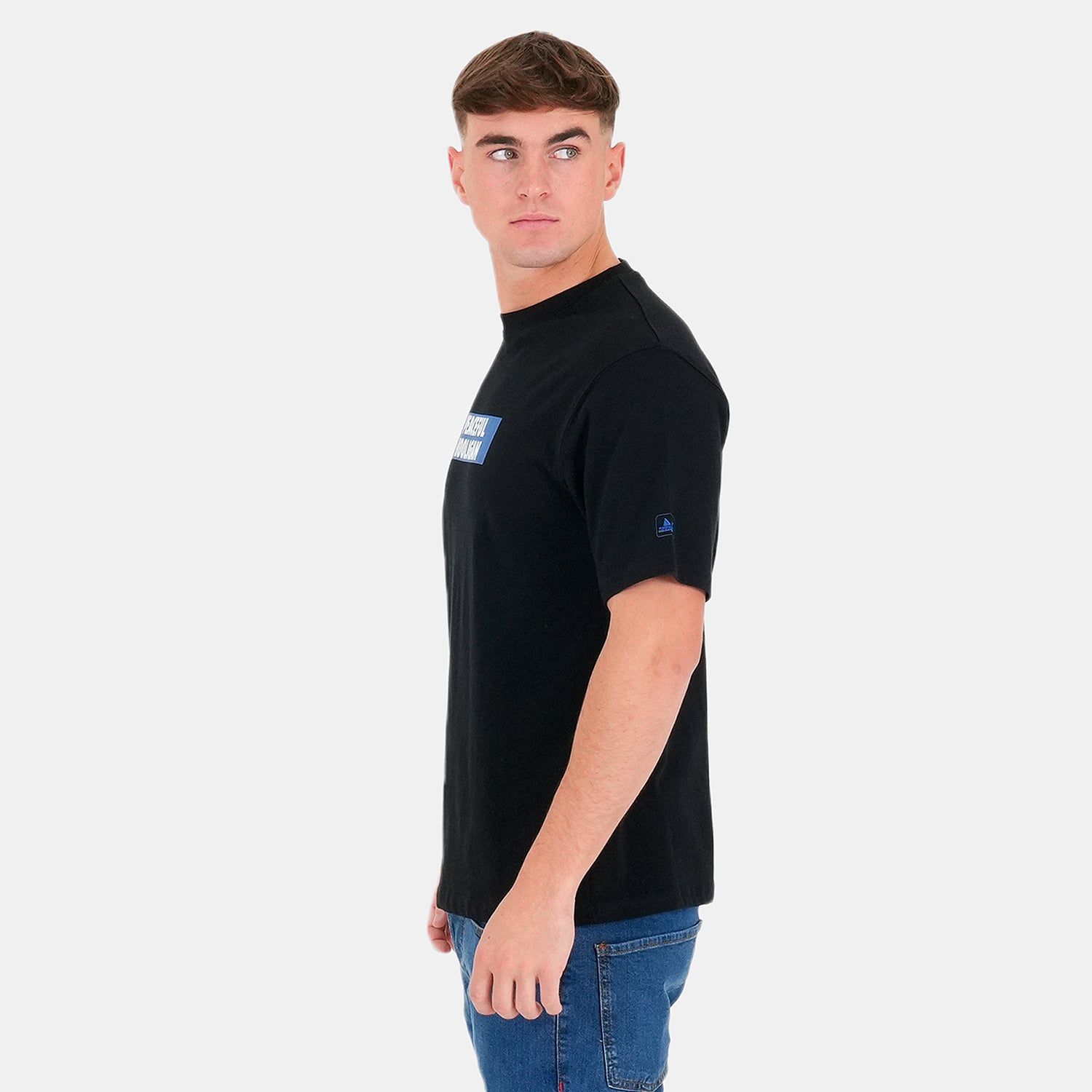Box Logo T-Shirt Black - Peaceful Hooligan