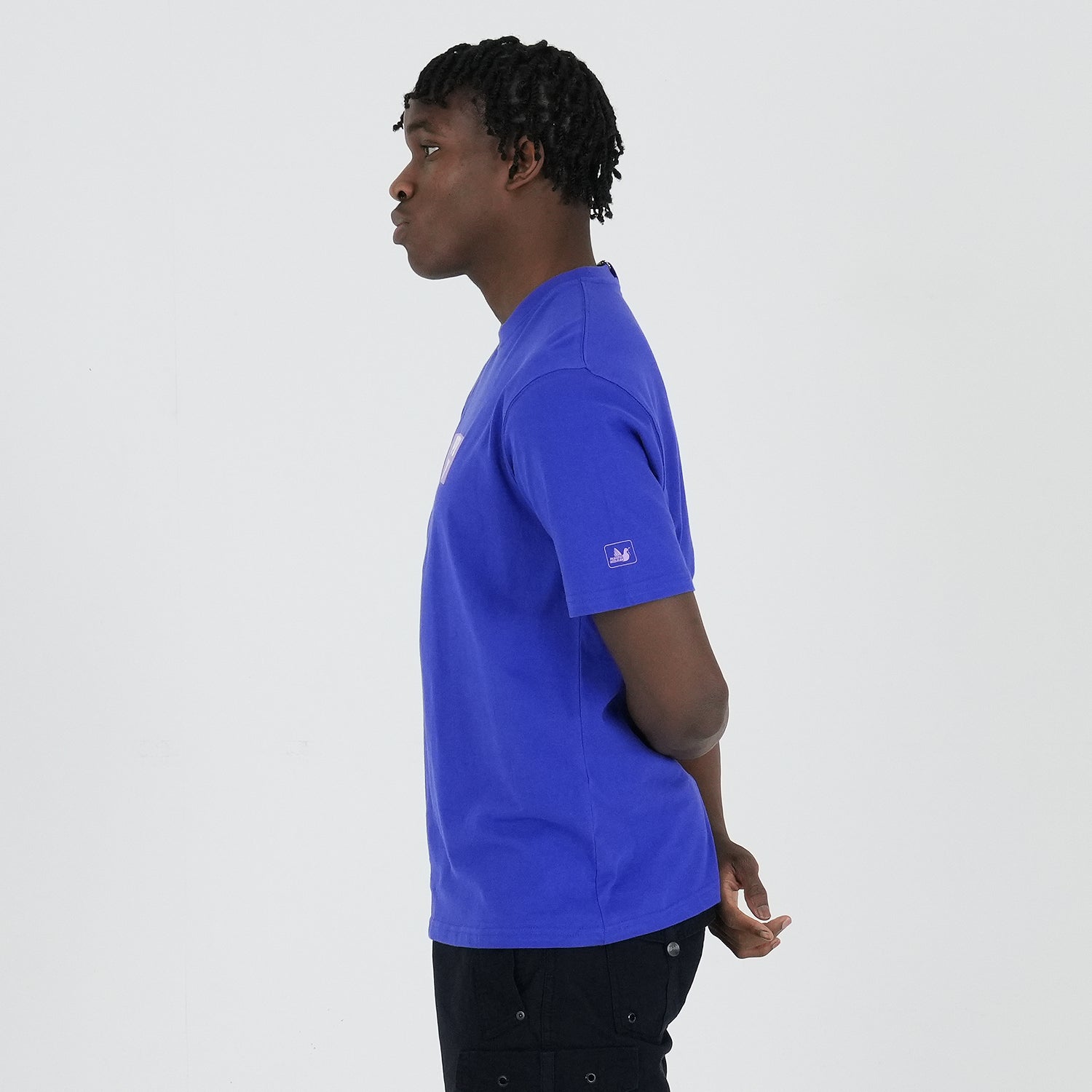 Box Logo T-Shirt Blueberry - Peaceful Hooligan
