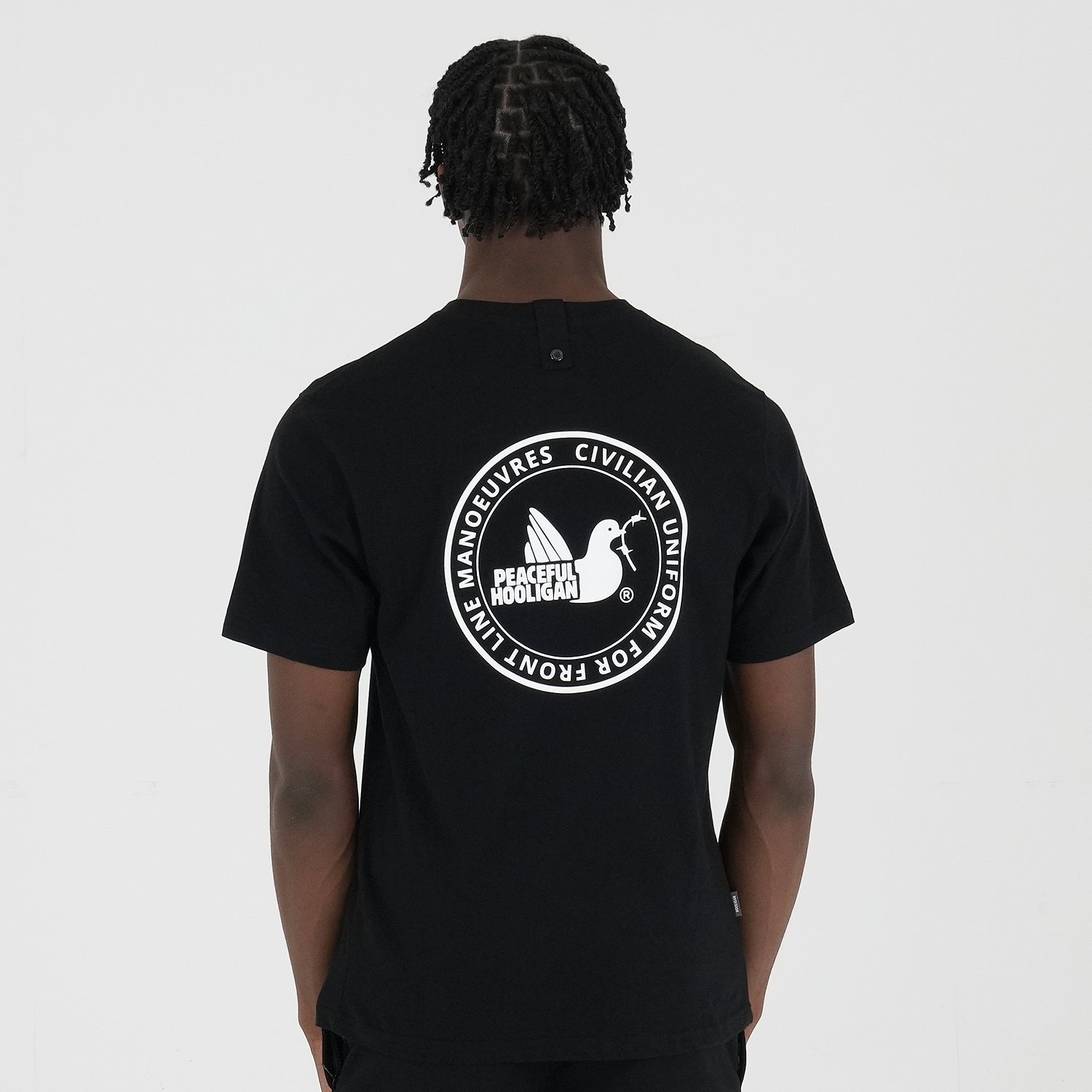 Civ Uni T-Shirt Black - Peaceful Hooligan