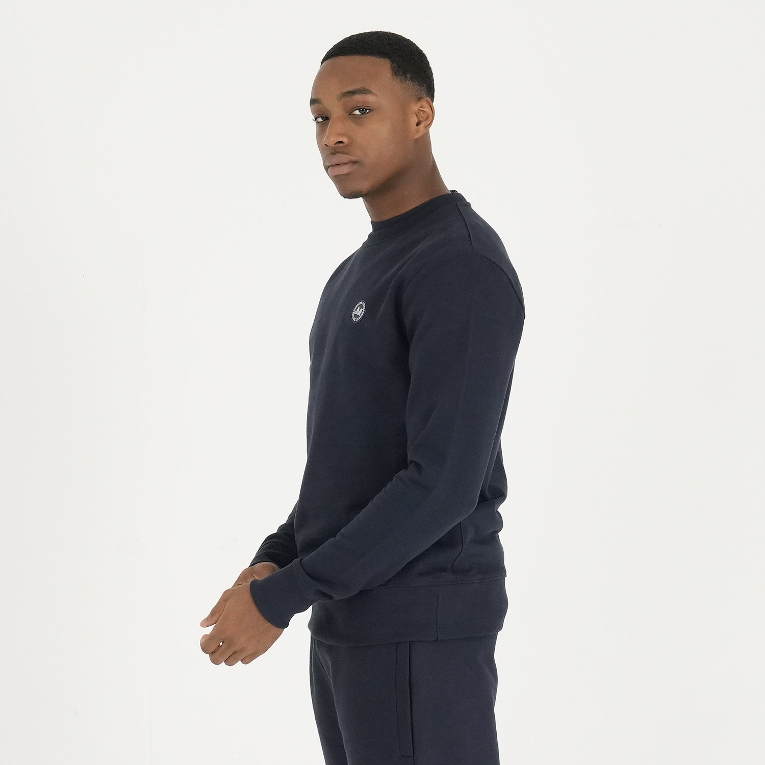 Crew Sweatshirt Navy - Peaceful Hooligan