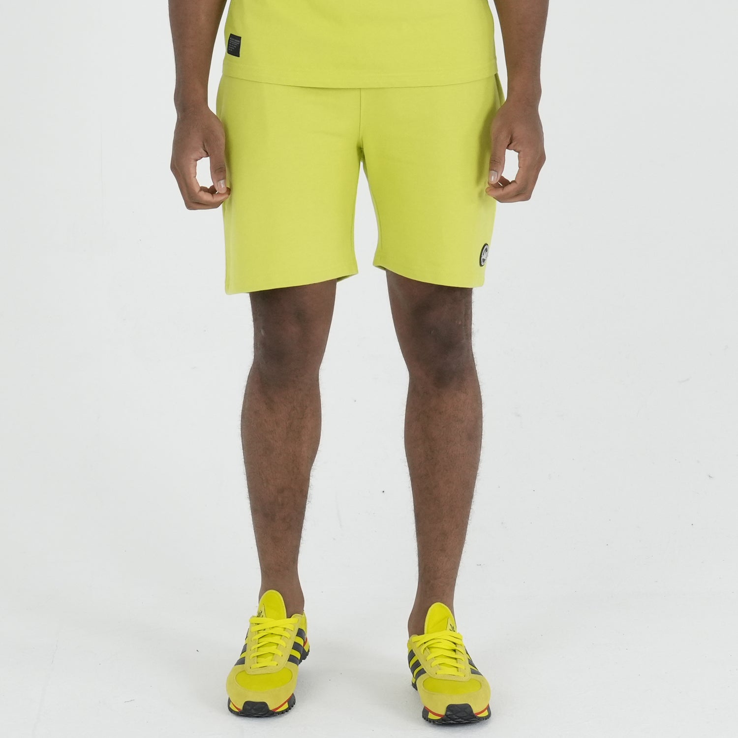 Duke Sweat Shorts Lime - Peaceful Hooligan