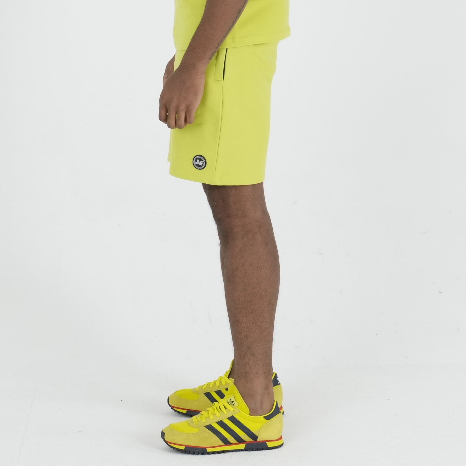 Duke Sweat Shorts Lime - Peaceful Hooligan