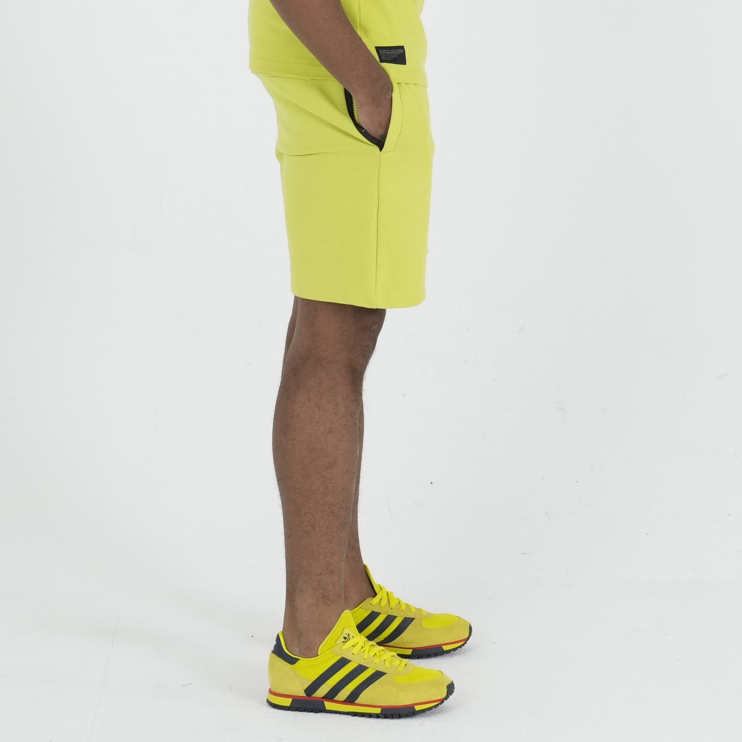 Duke Sweat Shorts Lime - Peaceful Hooligan