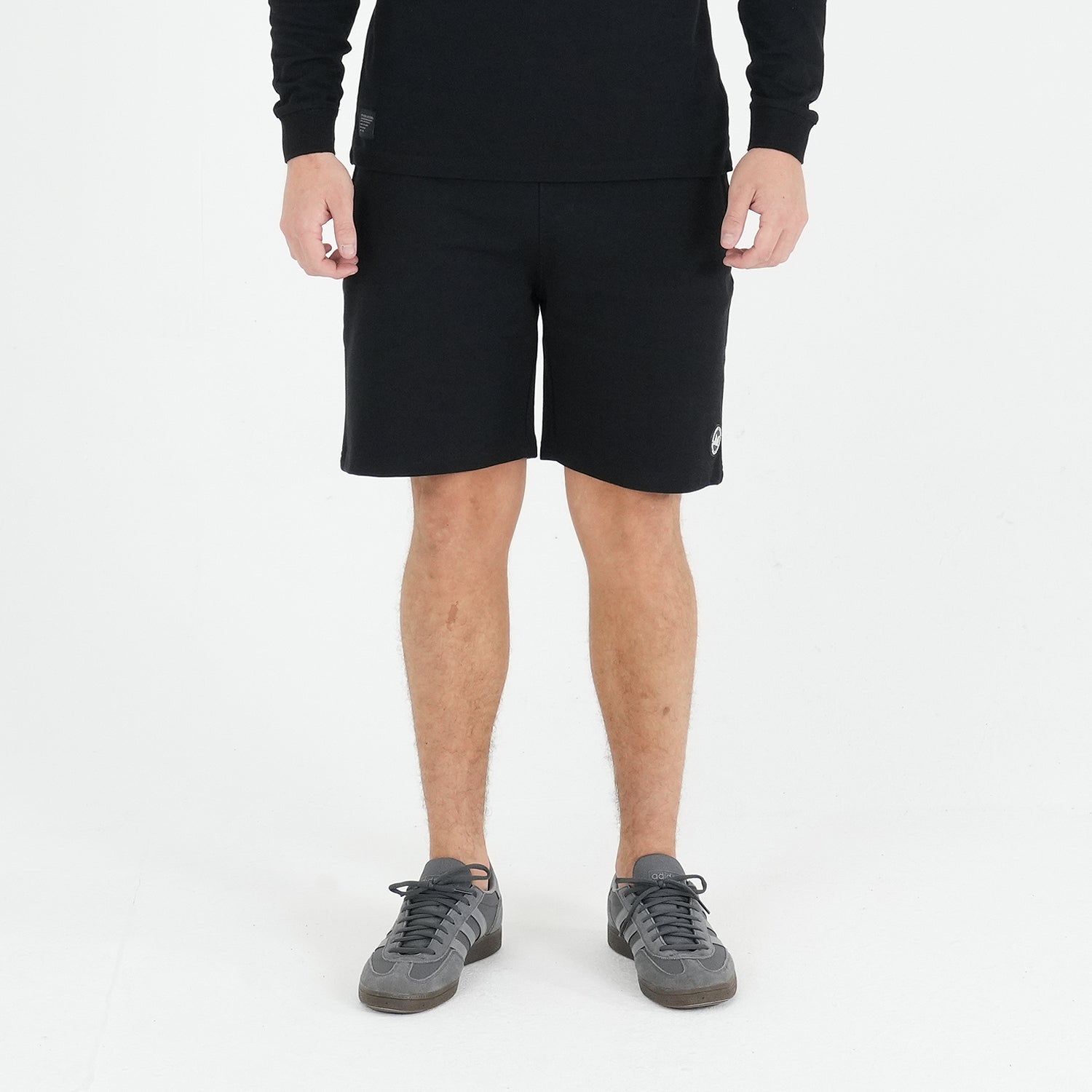 Duke Sweat Shorts Black - Peaceful Hooligan