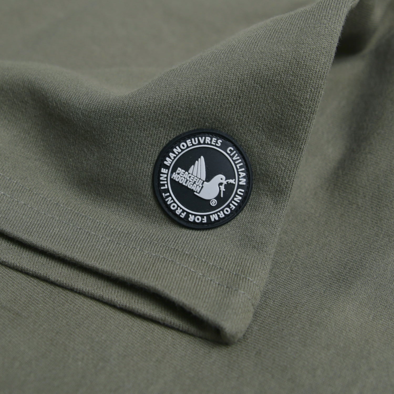 Duke Sweat Shorts Dark Olive - Peaceful Hooligan