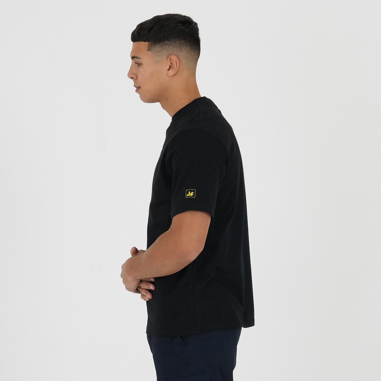 Headset T-Shirt Black - Peaceful Hooligan