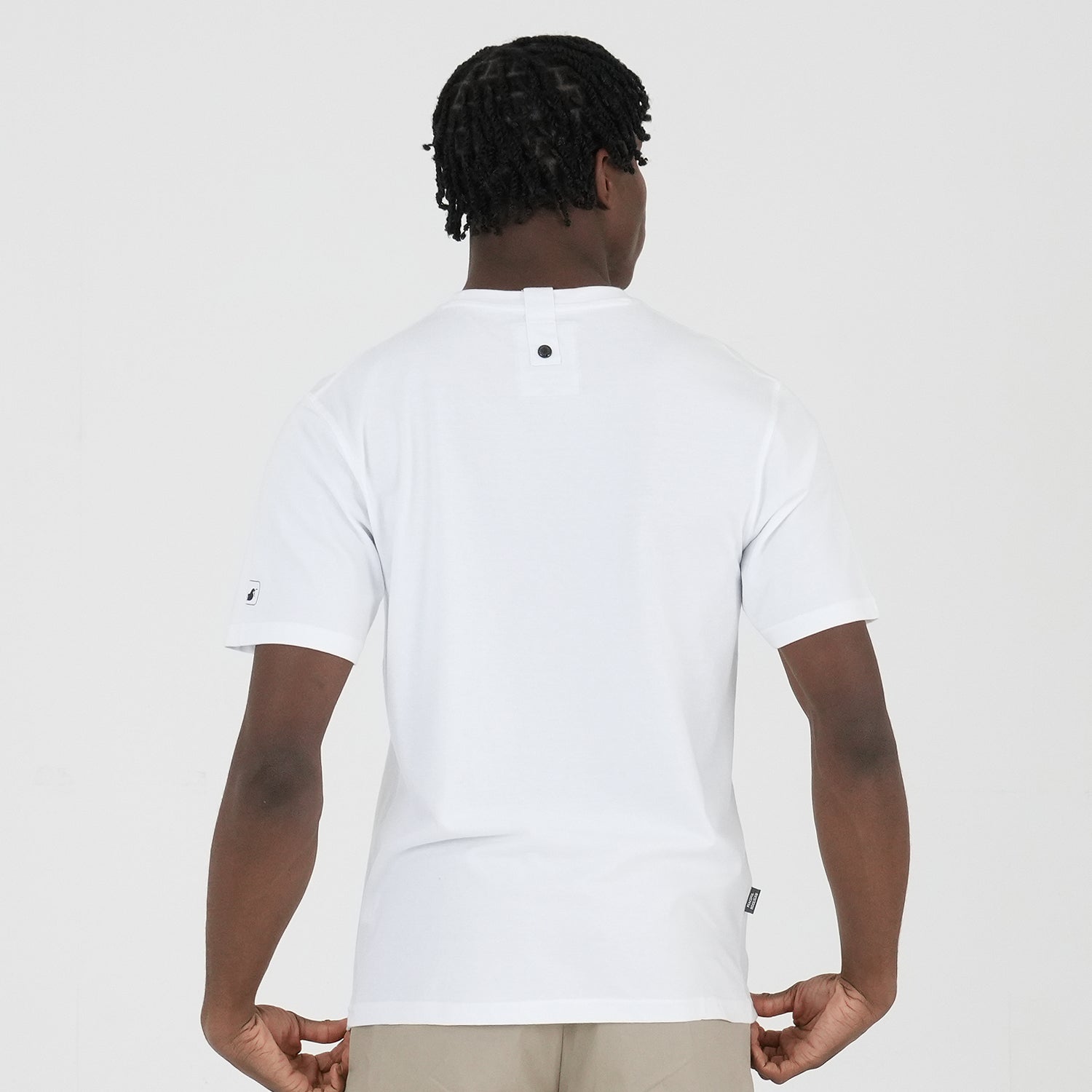 Headset T-Shirt White - Peaceful Hooligan