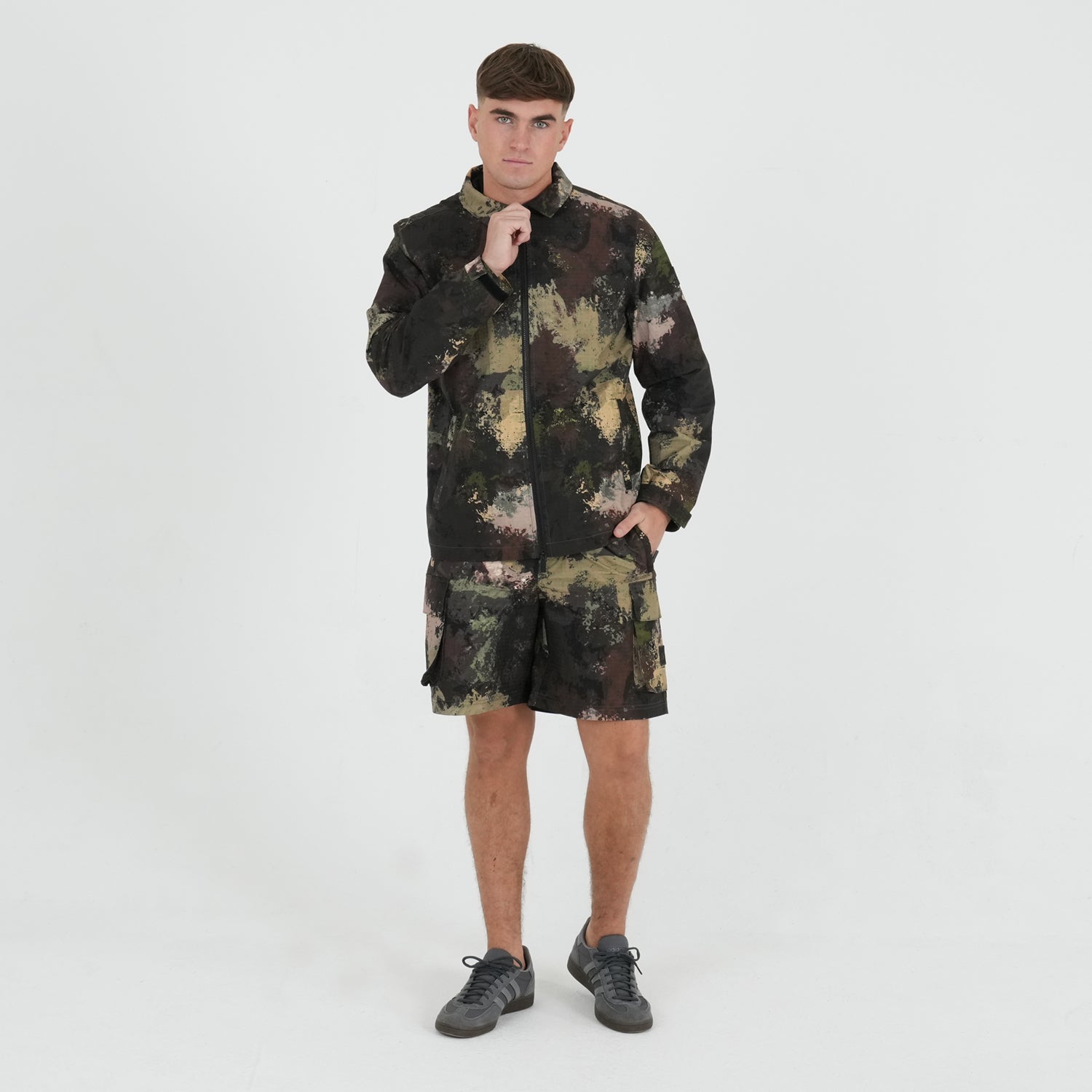 Helm Jacket Woodland Camo