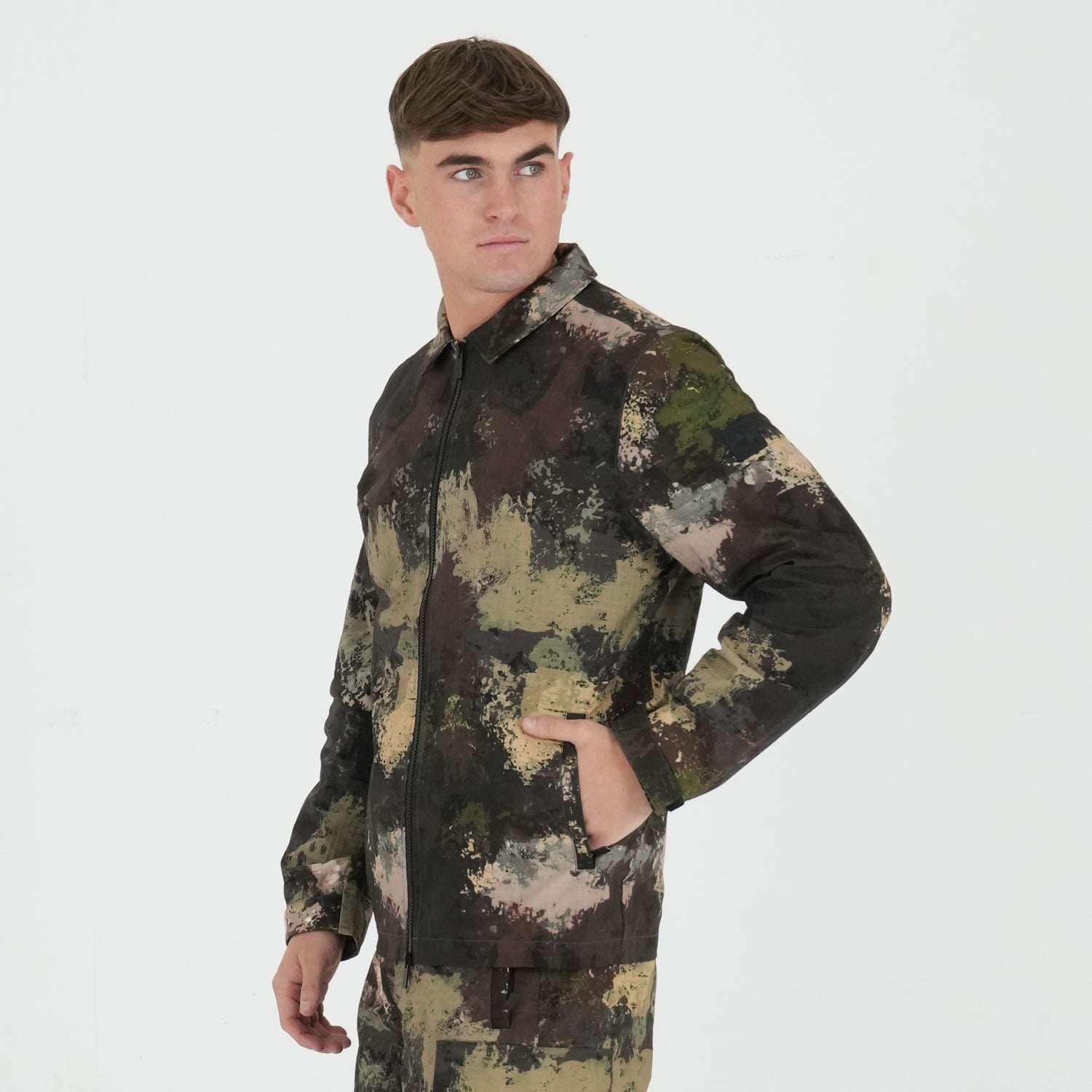 Helm Jacket Woodland Camo